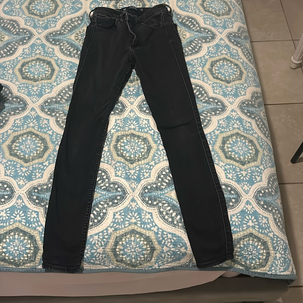 Hollister Black High Rise Super Skinny Jeans